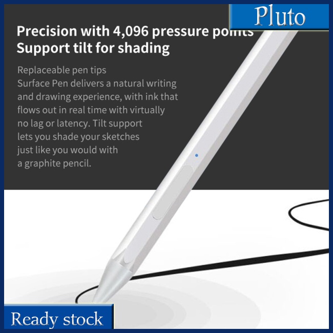 Bút Cảm Ứng Áp Suất Từ Mới 4096 Cho Surface Pro 3/4/5/6/7 Pro X