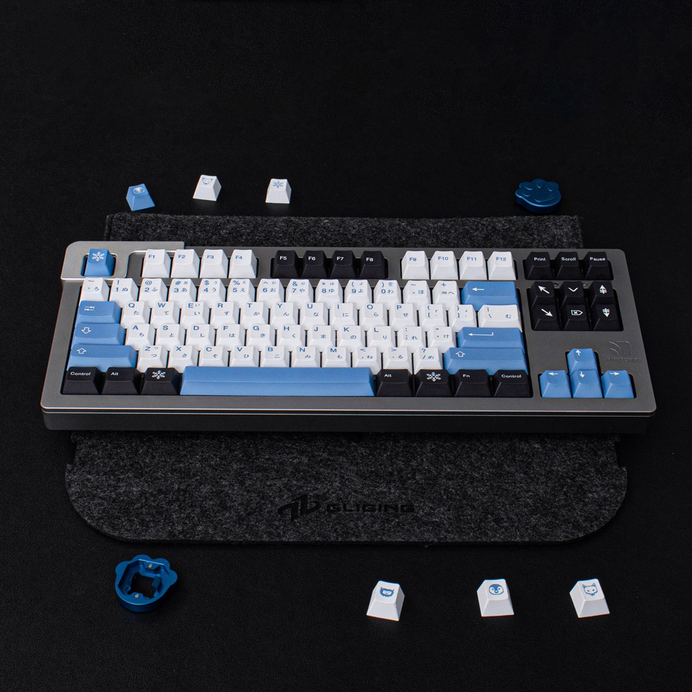 Bộ 130 Nút Bàn Phím Hình Tròn Nhiều Màu Sắc Cho Bàn Phím Cơ RK61 RK71