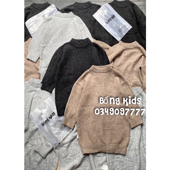 Váy Len Bé Gái Basic Dáng Suông UNI