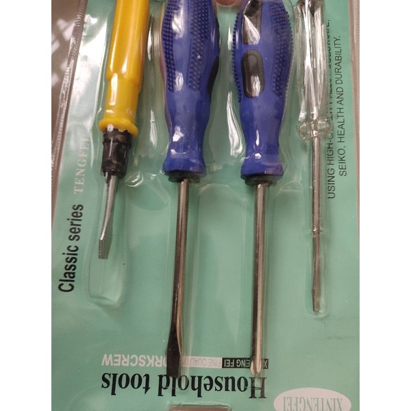 Bộ cơ khí đa năng 4 món,tuốc nơ vít,bút thử đện