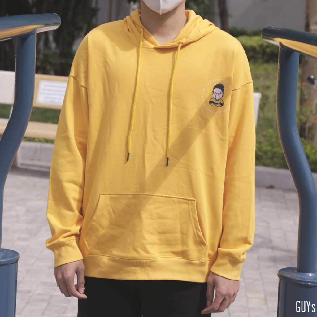 Áo nỉ Hoodie unisex Good GUY Mascot 2021, rộng rãi, thể thao - GUY's Closet