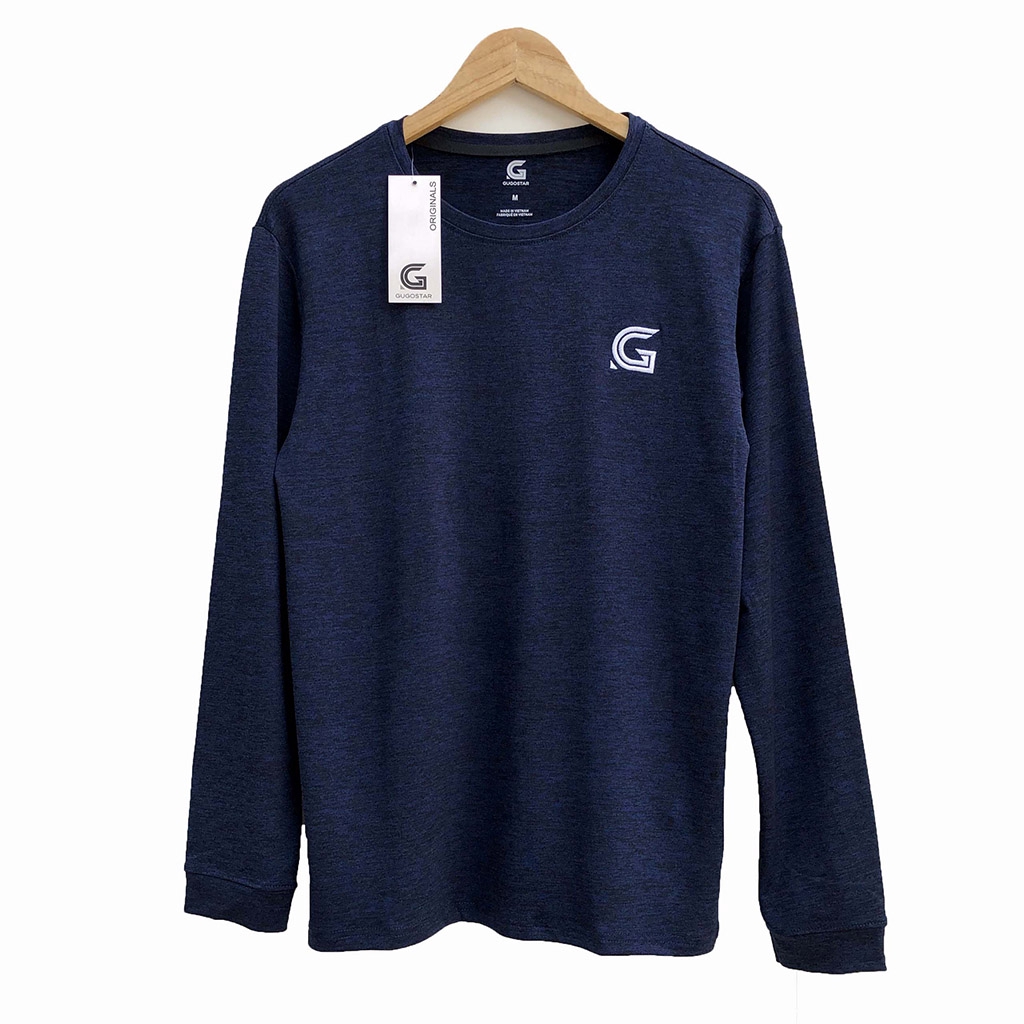 Áo Thun Nam TAY DÀI CHẤT MÈ LẠNH GUGOSTAR G349, Co Giãn 4 Chiều