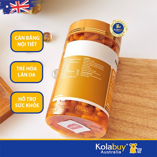 Viên uống sữa ong chúa của Úc Healthy Care Royal Jelly 1000 365 viên