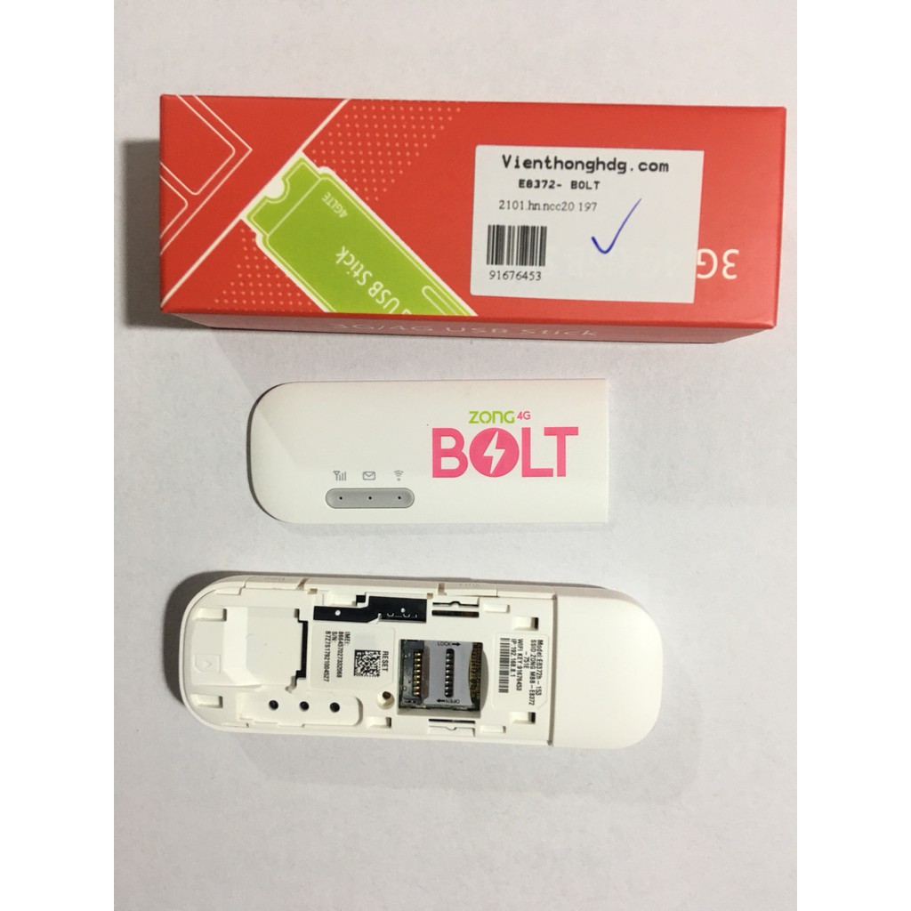 USB PHÁT WIFI 4G HUAWEI E8372-Tốc Độ Cao 150mbps