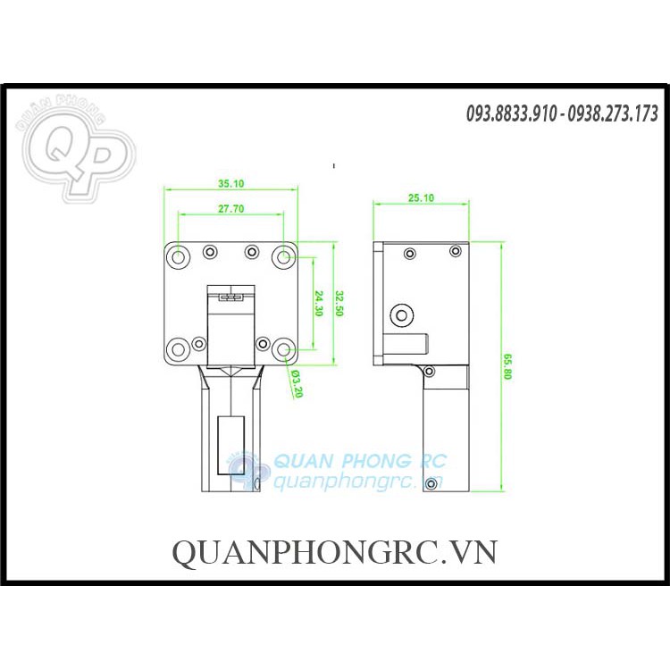 Retract Lái Mũi Điện Lớn