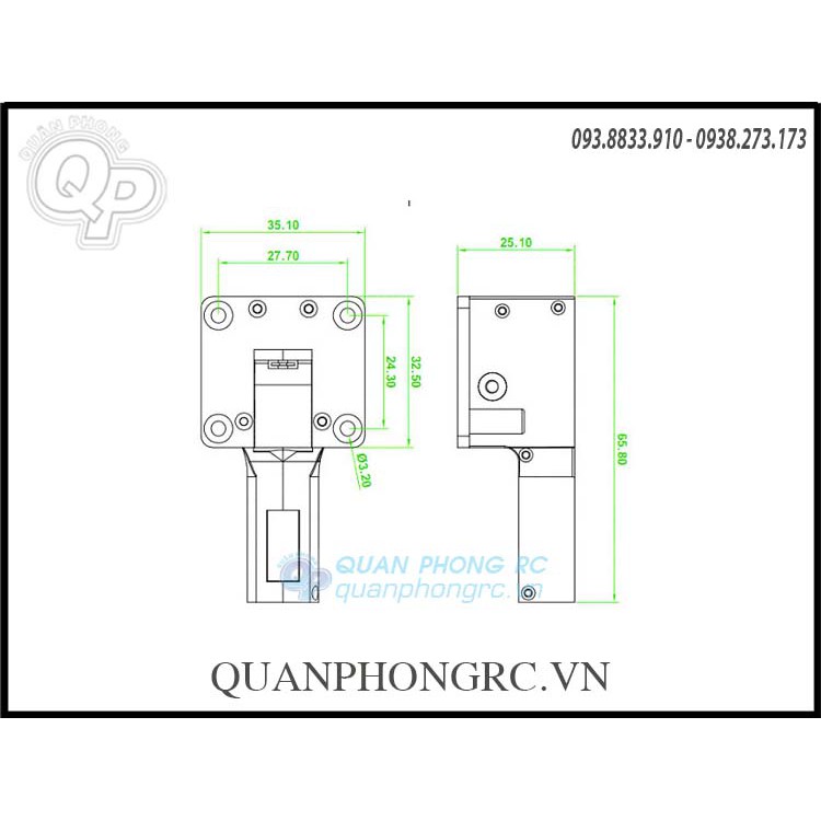 Retract Lái Mũi Điện Lớn