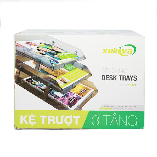 Kệ Mica 3 Tầng Trượt 169.3