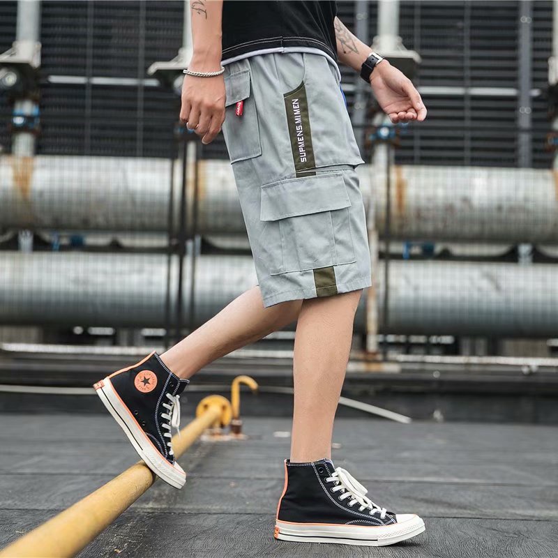 Quần Short Nhiều Túi Phong Cách Hàn Quốc Năng Động Trẻ Trung Dành Cho Nam