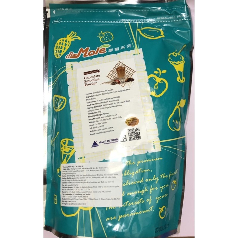 BỘT SÔ-CÔ-LA MOLE GÓI 1 Kg