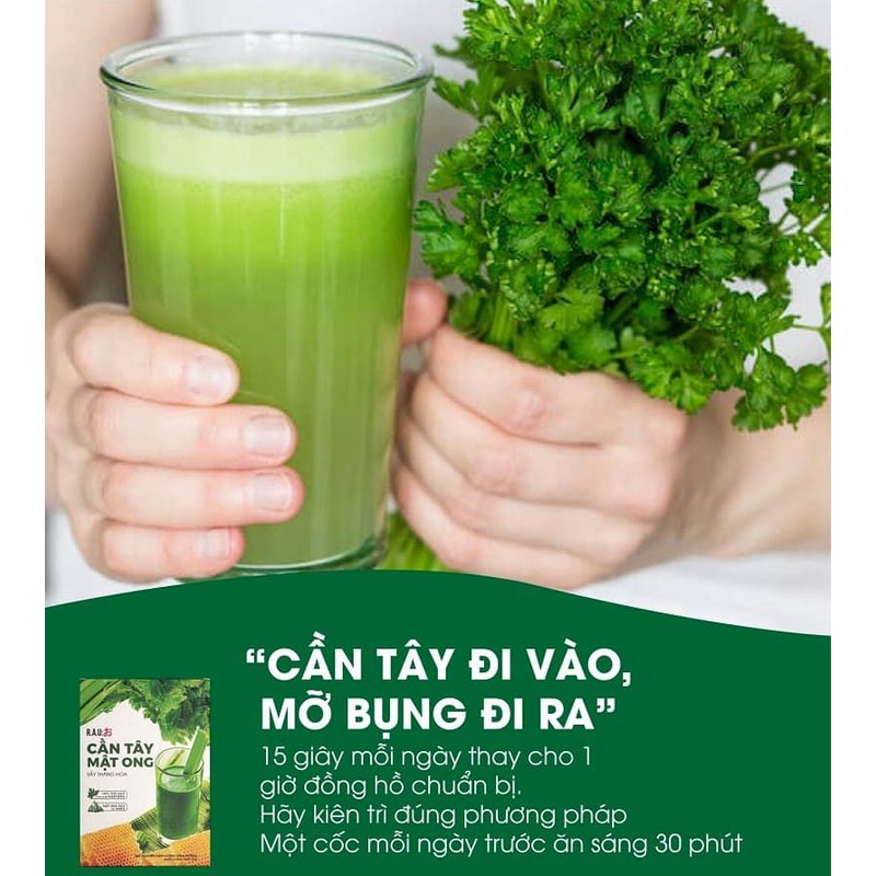 Bột cần tây mật ong Motree giảm cân nhanh cấp tốc an toàn detox giảm béo không phải thuốc giảm cân