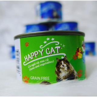 Pate Happy Cat cho mèo COMBO 10 LON