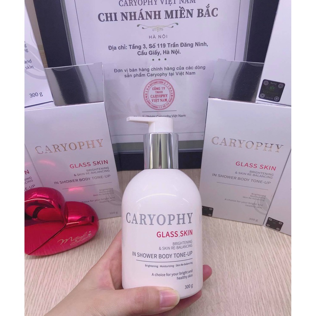 Kem Dưỡng Trắng Da 3 in 1 GLASS SKIN  Caryophy❤️FREESHIP❤️Dưỡng Trắng Body Nâng tông tự nhiên dành cho Mọi loại Da | BigBuy360 - bigbuy360.vn