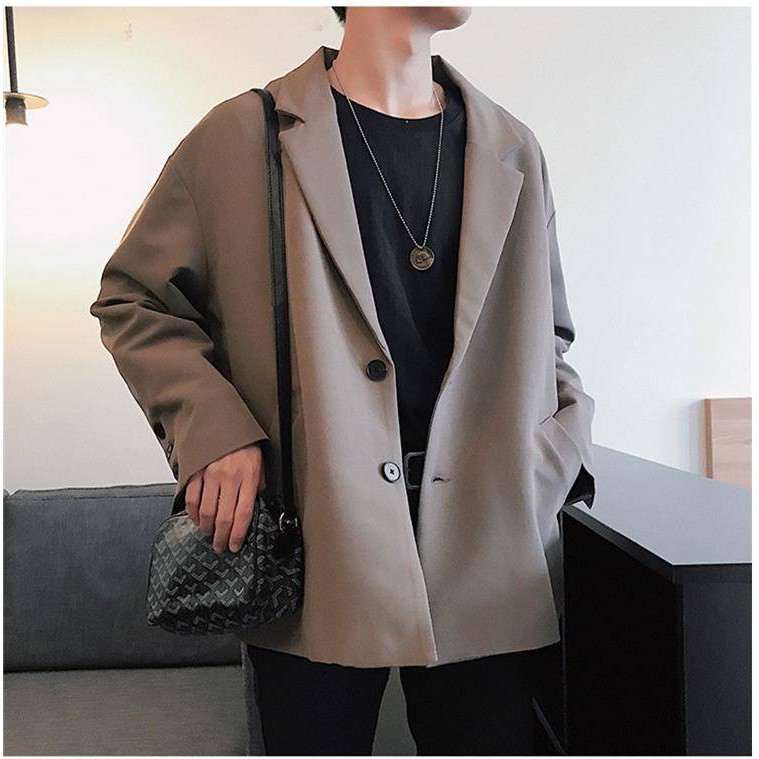 Áo khoác blazer thiết kế đơn giản cao cấp thời trang dành cho nam