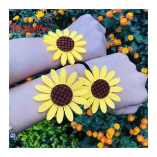 [ ẢNH THẬT ] Chun buộc tóc hoa cúc họa mi siêu HOT HANDMADE