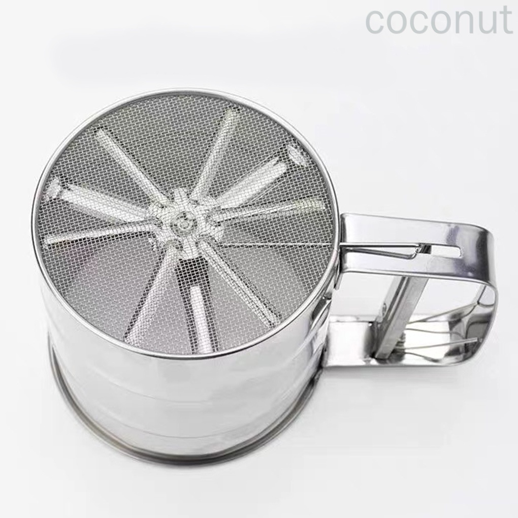 Cốc Rây Bột Bằng Thép Không Gỉ Tiện Dụng Cho Nhà Bếp