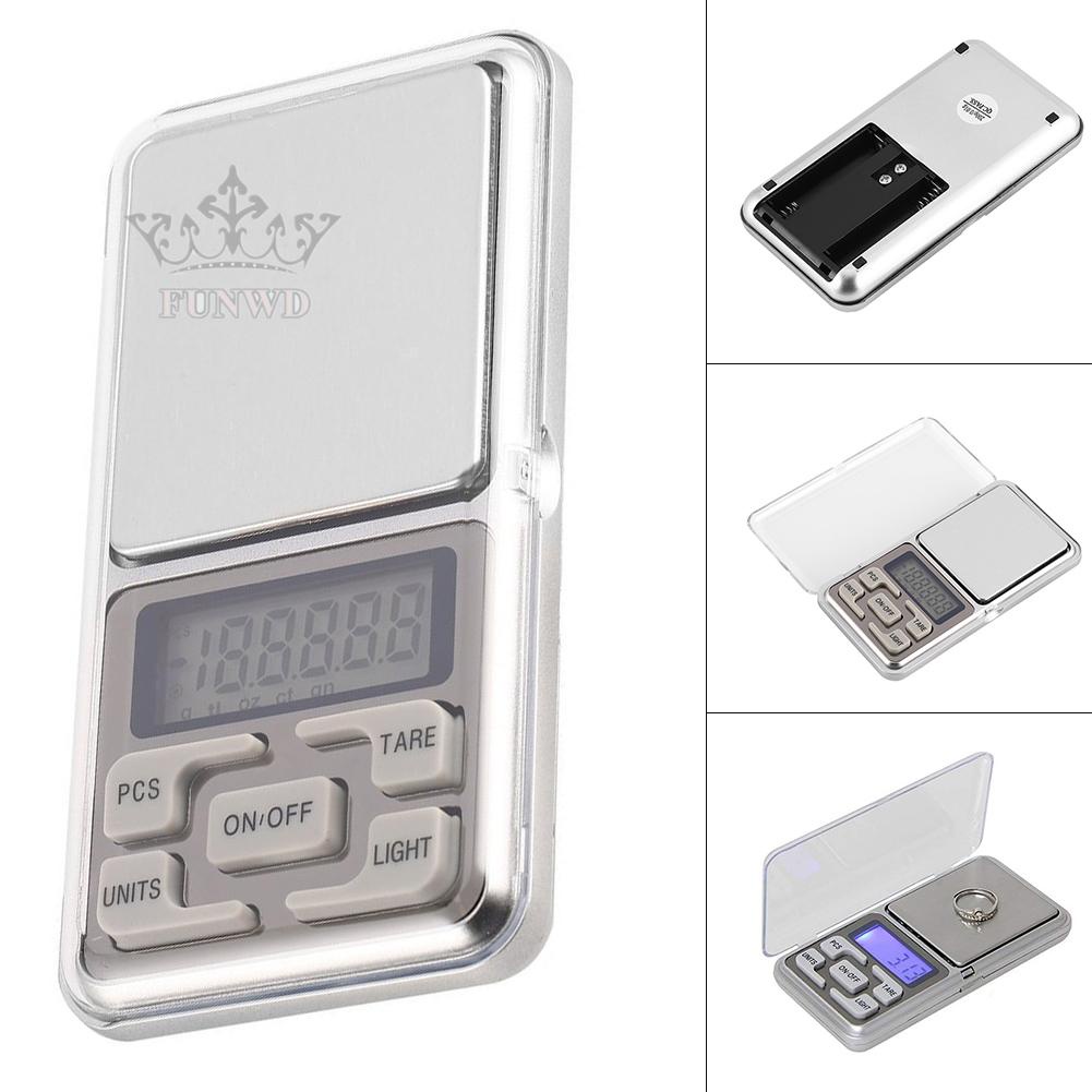 Cân Điện Tử mini Bỏ Túi 1* 200g/300g/500g X 0.01g/0.1g