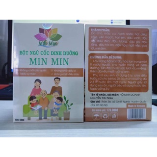 Ngũ cốc Lợi sữa minmin
