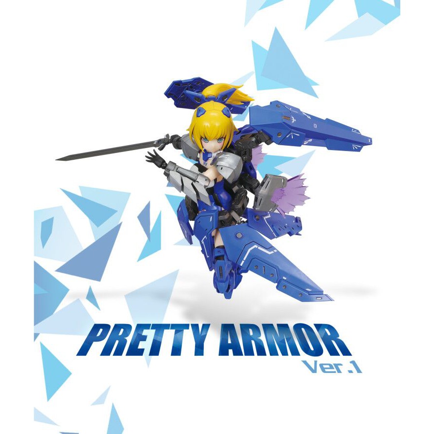 Mô hình lắp ghép Pretty Armor Girl ver.1 Blue - PA model