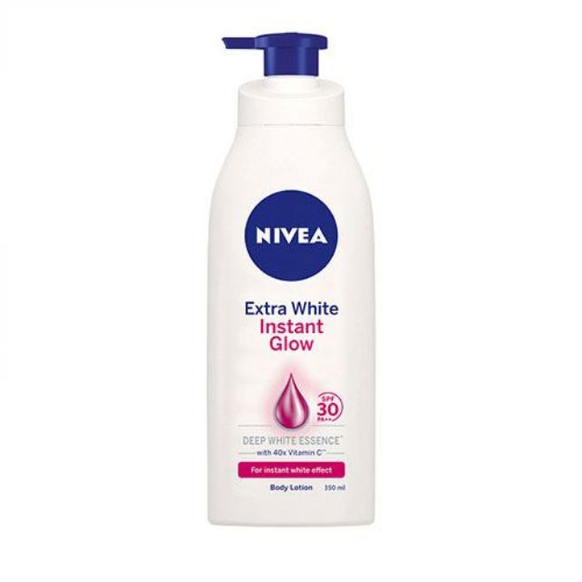 Sữa dưỡng thể sáng da tức thì Nivea Extra White Instant Glow SPF30 350ml