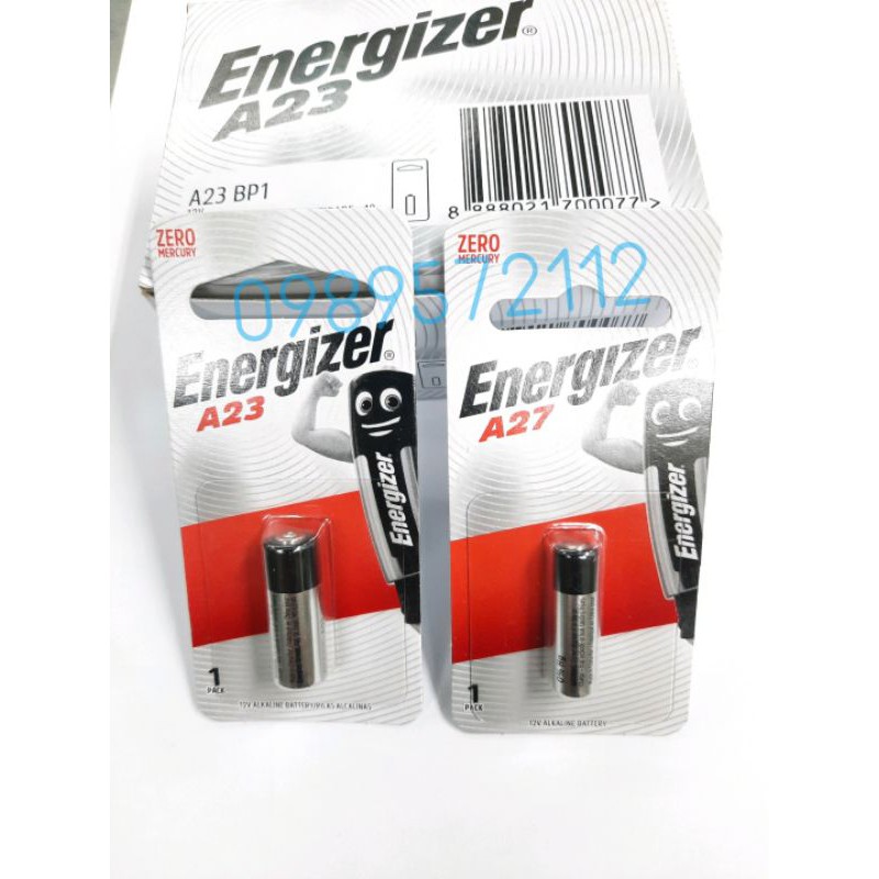 Pin điều khiển cửa cuốn 12v-A27,A23 energizer.