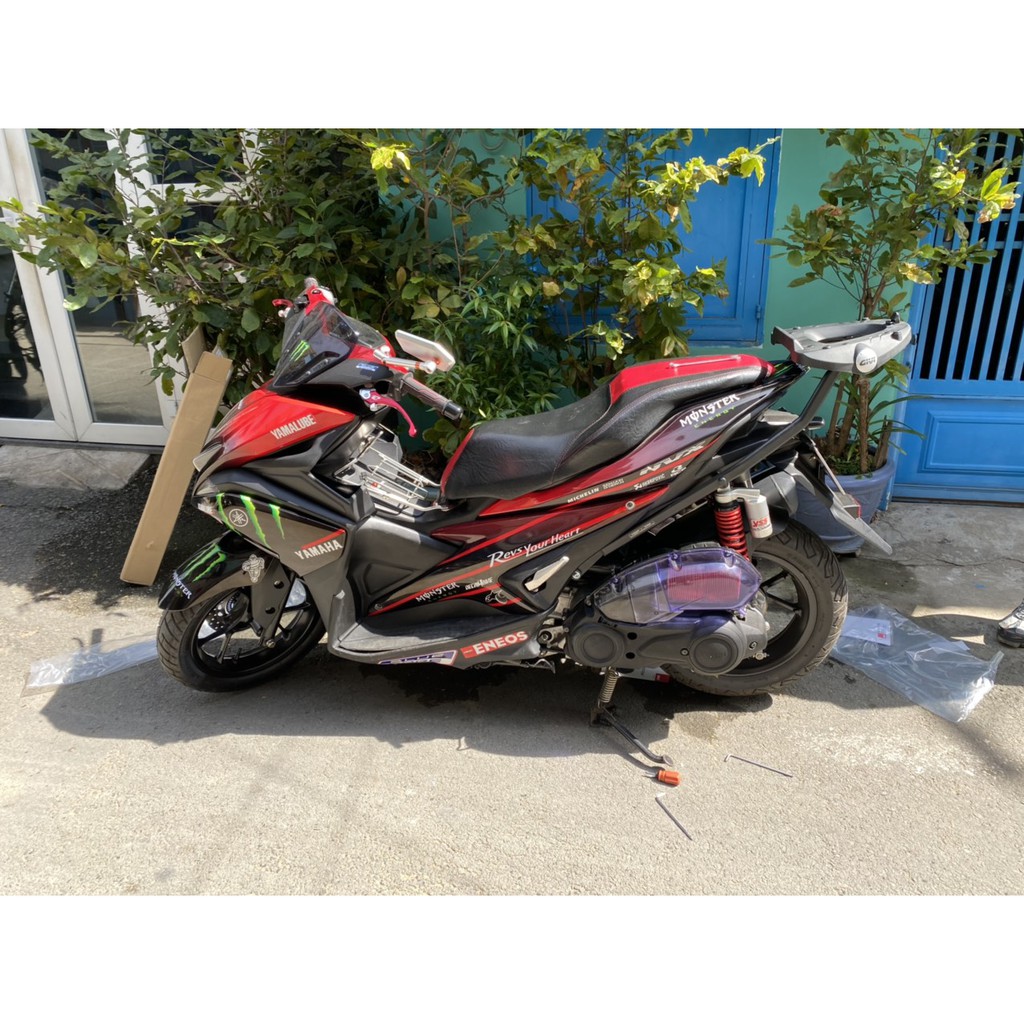 Baga SRV NVX 155 chính hãng - AEROX 155, baga Givi chính hãng, mới 100%