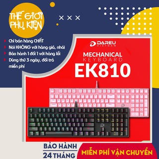 [Hàng Chính Hãng] Bàn phím cơ gaming DAREU EK810 Full Size, Bàn phím cơ game DAREU EK810 Full Size - Bảo hành 24 tháng