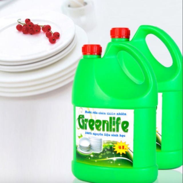 Nước rửa chén sinh học greenlife