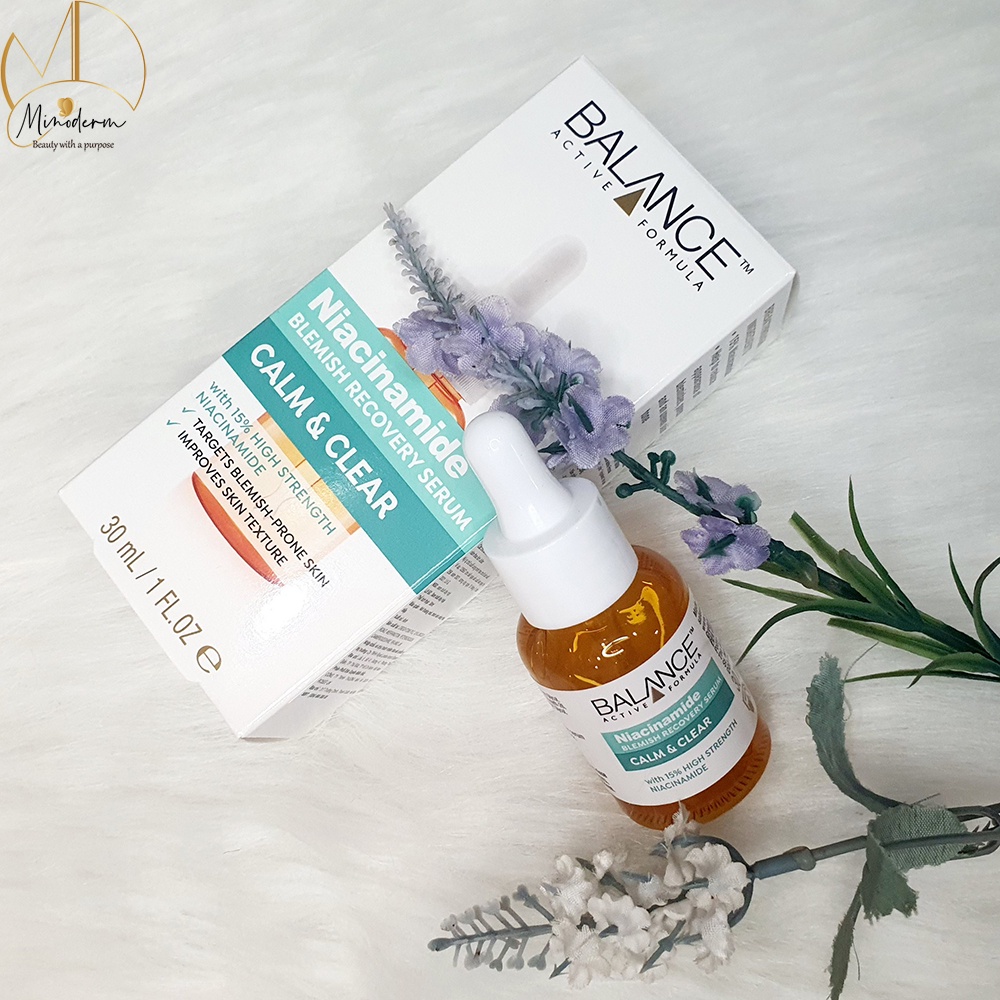 Tinh chất Balance Active Skincare Niacinamide Blemish Recovery Serum giảm mụn, mờ thâm