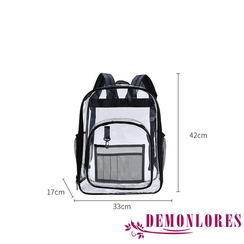 Balo nhựa trong suốt nhiều màu thời trang nữ tính