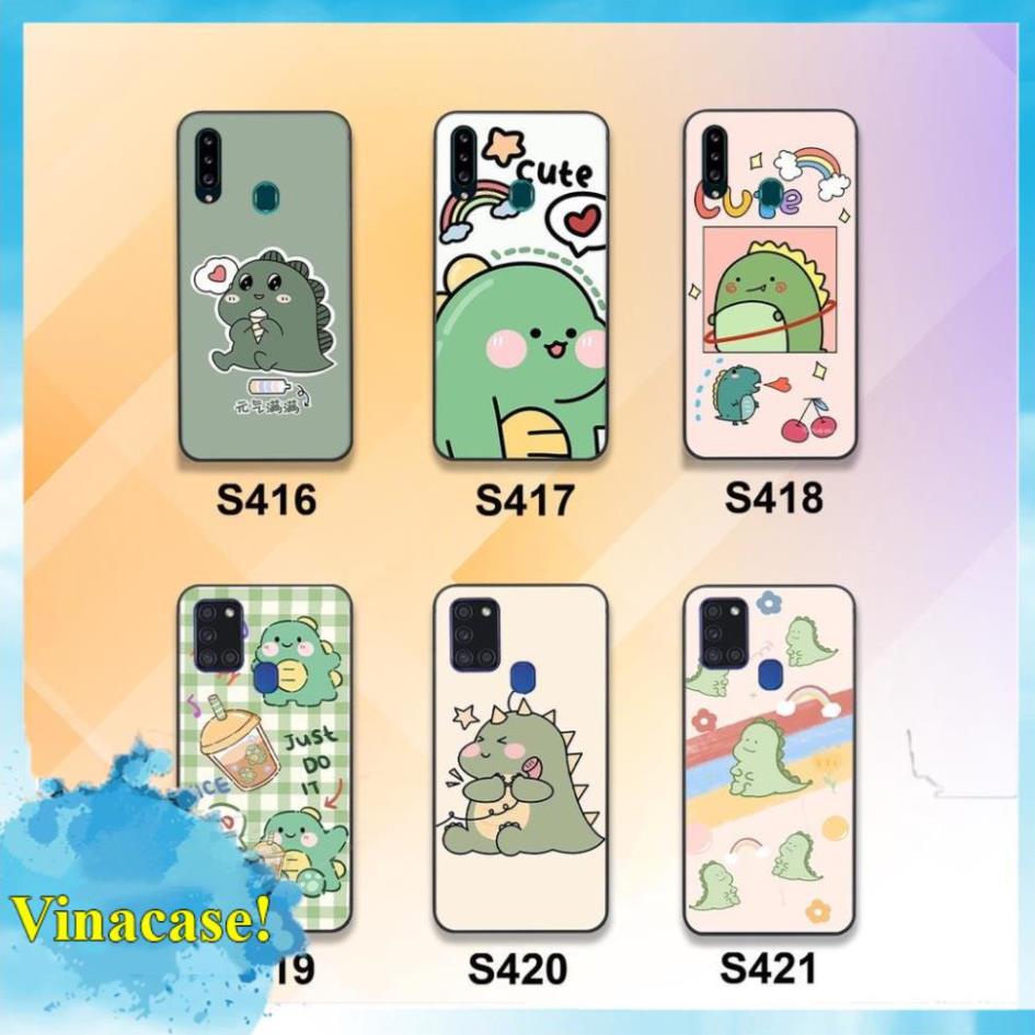Ốp lưng Samsung Galaxy A20S - A21S in hình khủng long cute