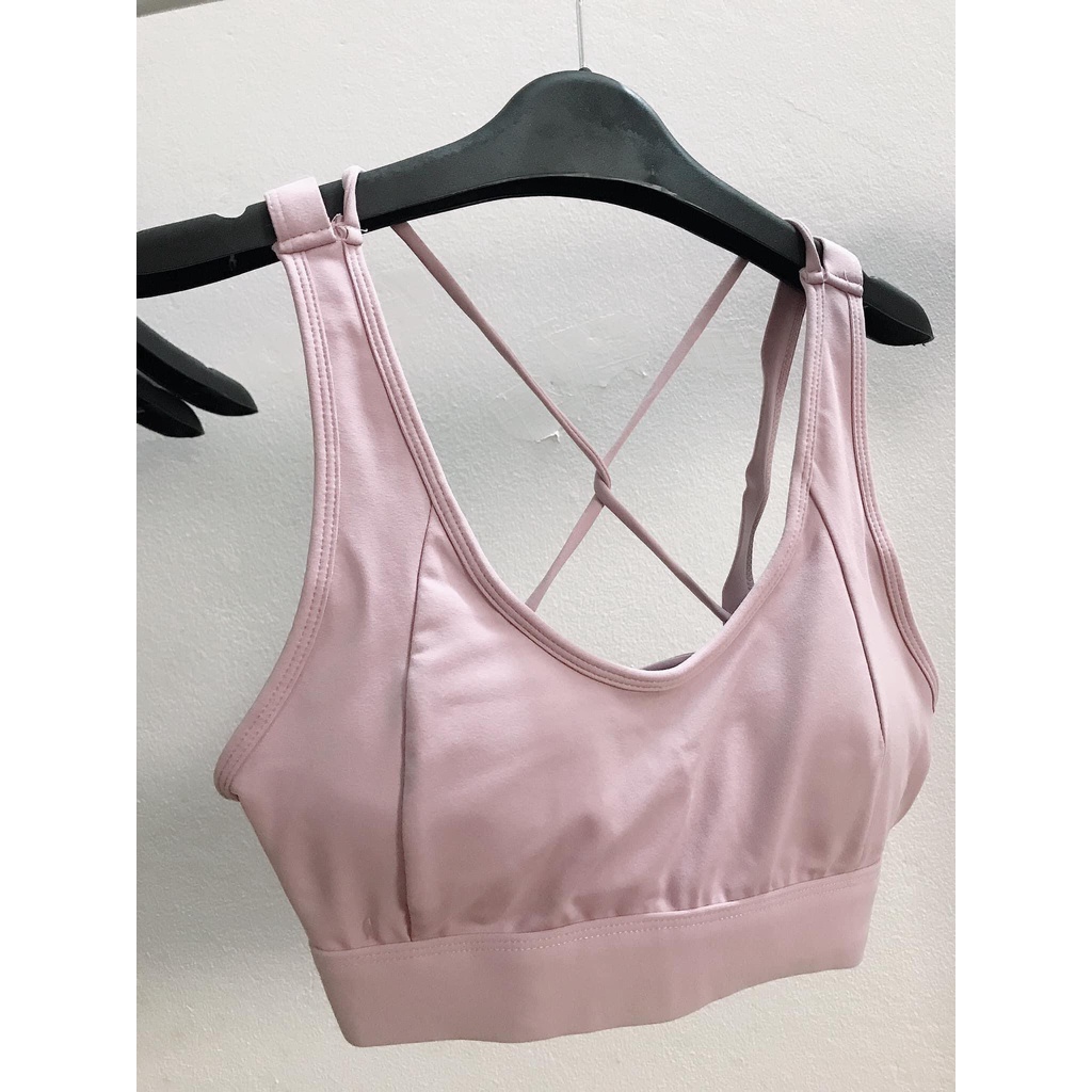 Đồ tập gym áo croptop, bra siêu xinh tập gym yoga