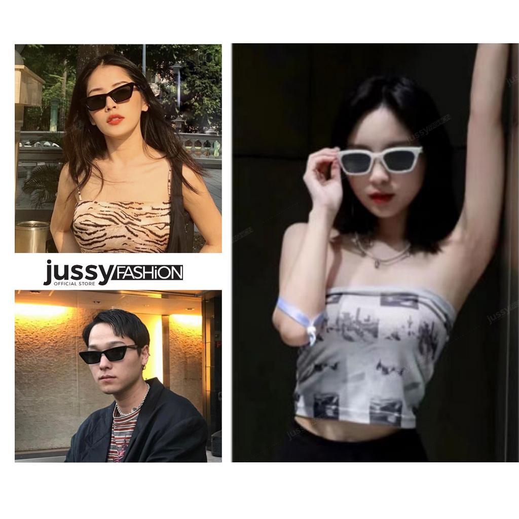 Kính Mát Nam Nữ Hot Trend JMK02 Cao Cấp Jussy Fashion Kính Râm Gọng Mắt Mèo Chống Tia Uv Phong Cách Hàn Quốc