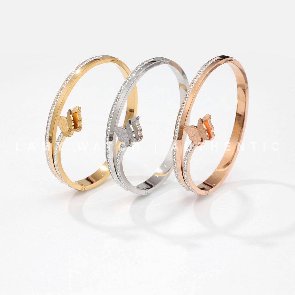 Vòng tay CDE Butterfly Bracelet Classic Cuff Rose Gold CDE20060 | BigBuy360 - bigbuy360.vn