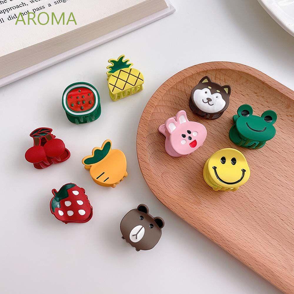 Kẹp tóc mini hình trái cây động vật dễ thương phong cách Hàn Quốc cho nữ