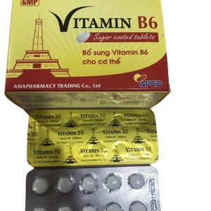 VITAMIN B6 - BỔ SUNG B6, GIẢM SUY NHƯỢC THẦN KINH, GIẢM NÔN NGHÉN CHO PHỤ NỮ MANG THAI