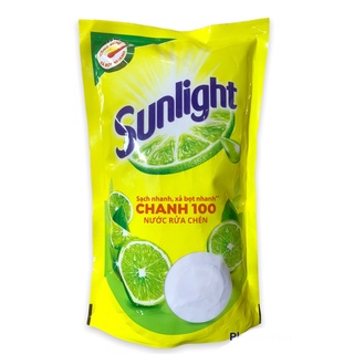 Nước rửa chén Sunlight Chanh 100 chiết xuất chanh tươi túi 725ml