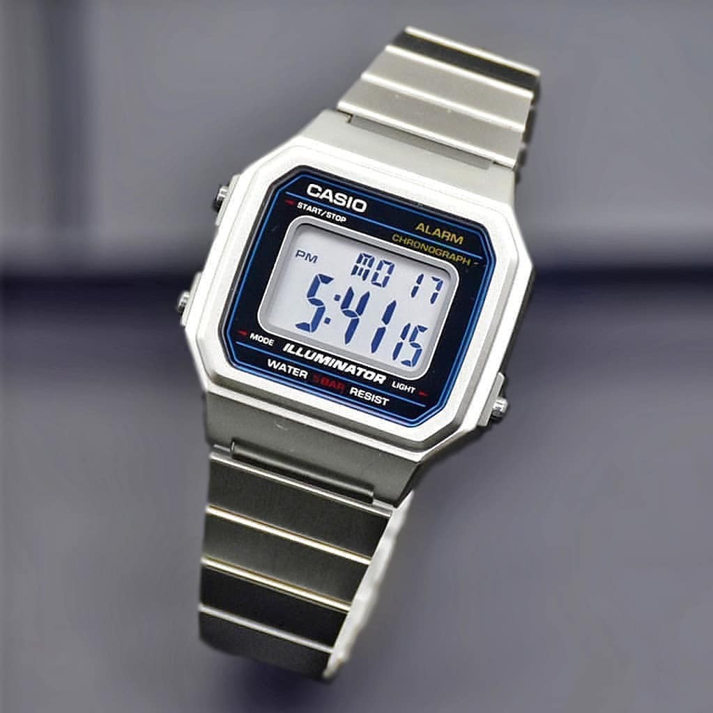 Đồng hồ Nam dây thép Casio B650 chính hãng bảo hành 1 năm Pin trọn đời
