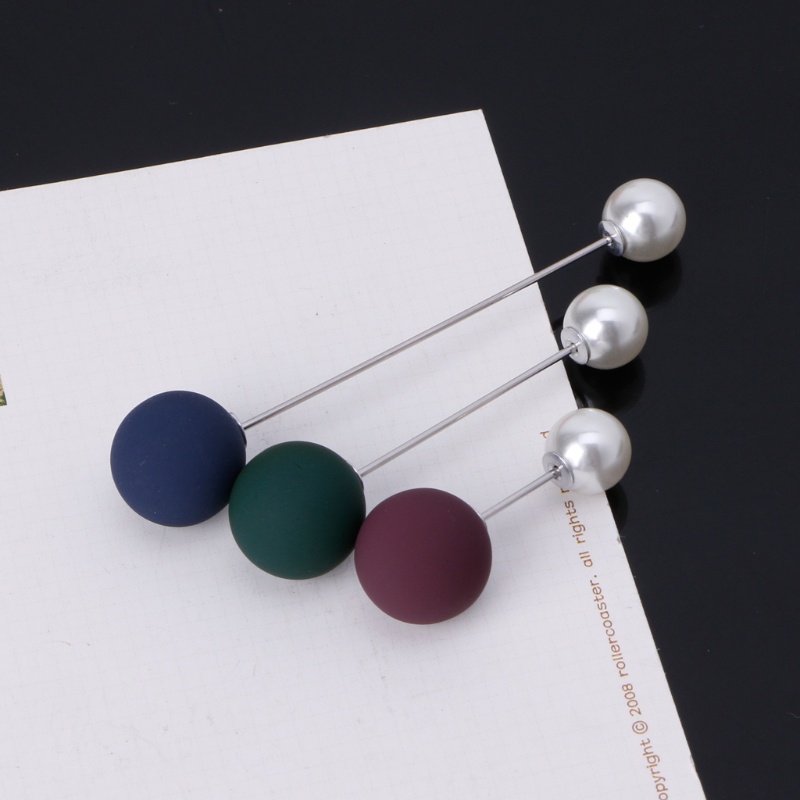 Ghim cài áo đính ngọc trai giả phong cách cổ điển an toàn cho nữ