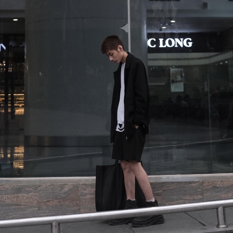 Quần short unisex Zune.zx đen lưng thun co dãn, Dark short (Premium)