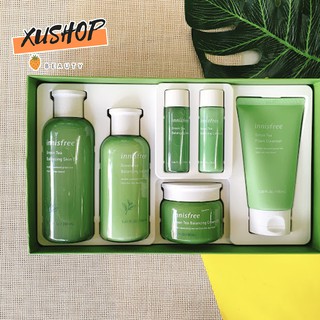 Set dưỡng trà xanh INNISFREE 6 món - Cao Cấp