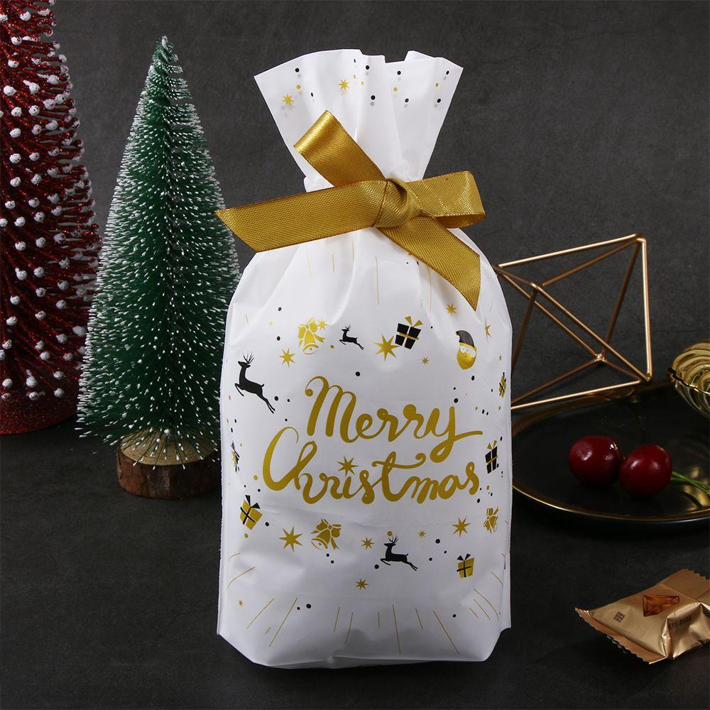 CONOPERY Bộ 5 Túi Đựng Bánh Quy Trang Trí Cây Thông Giáng Sinh