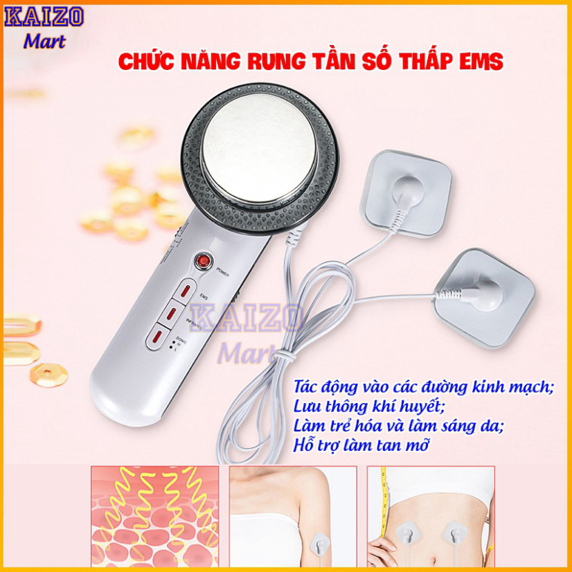 Máy massage cầm tay - Máy mát xa đa năng EMS cao cấp - Massage bụng giảm béo - HDSD Tiếng Việt - TEKO Store