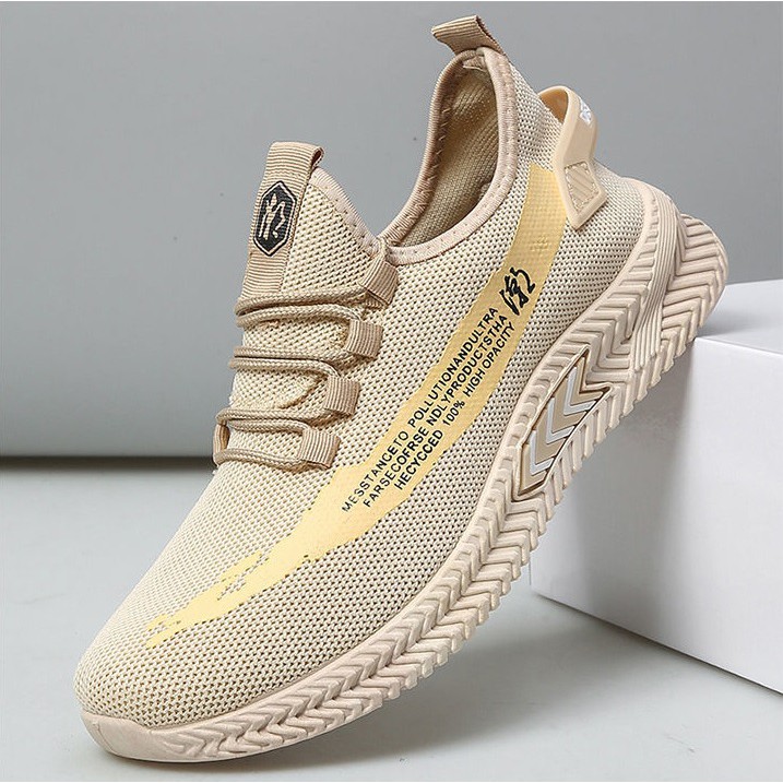 Giày Sneaker Nam Thể Thao Design 2021 Đế 4D Vải Co Dãn