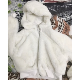 [VIDEO-ẢNH THẬT] Áo lông croptop White Rabbit
