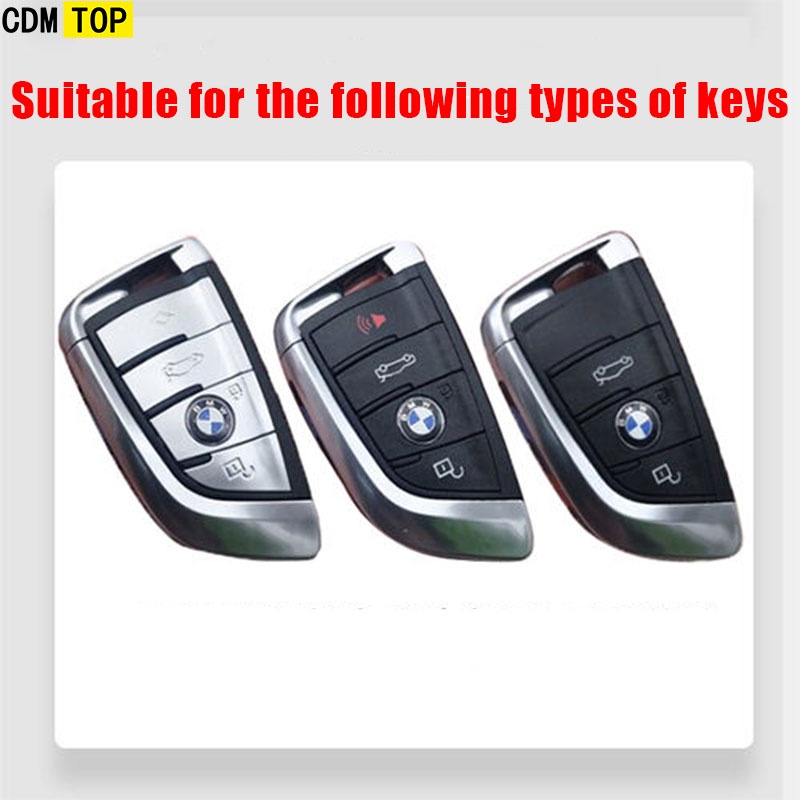 Vỏ Bọc Chìa Khóa Bằng Hợp Kim Kẽm Cho BMW X1 X3 X4 X5 F15 X6 F16 G30 7 Series G11 F48 F39 520 525 G20 118i 218i 320i