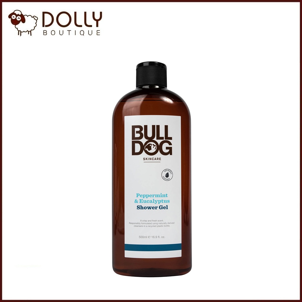 Sữa Tắm Dạng Gel Dành Cho Nam Bulldog Skincare Peppermint &amp; Eucalyptus Shower Gel 500ml