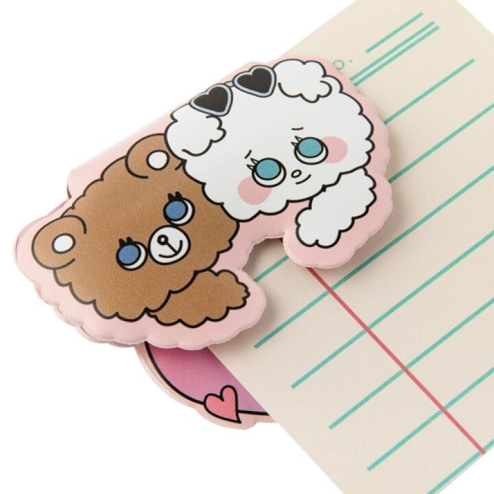 Kẹp Nam Châm ARTBOX Hàn Quốc Hình Bichon Và Trái Tim Dễ Thương Tiện Dụng