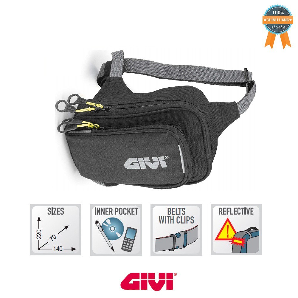 [THÔNG DỤNG] Túi Đeo Đùi Givi EA113B Leg Bag tiện lợi giúp bạn đựng giấy tờ, tiền, ví, phụ kiện, tài liệu quan trọng