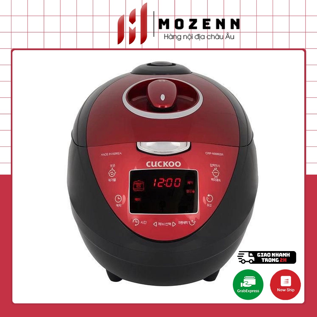 Nồi cơm áp suất điện tử Cuckoo CRP-N0680SR, hàng nội địa Hàn Quốc