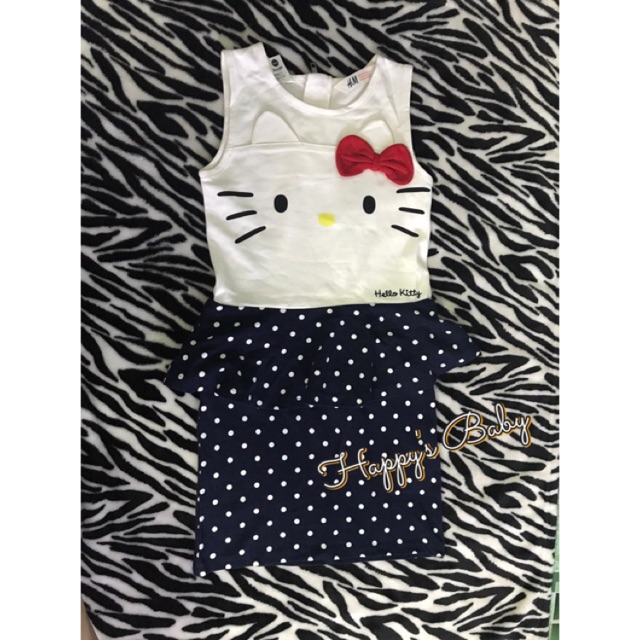 Đầm Bé Gái Hello Kitty của H&M xuất chuẩn auth